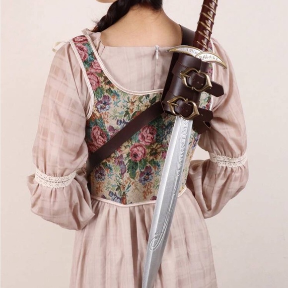 Harness Medieval Renaissance Scabbard Sheath New - Picture 5 of 10